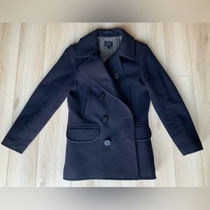 J Crew Dock Peacoat Navy Size Small